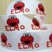10 Yards 7/8" 1" Grosgrain Ribbon ELMO Printed Grosgrain Ribbon