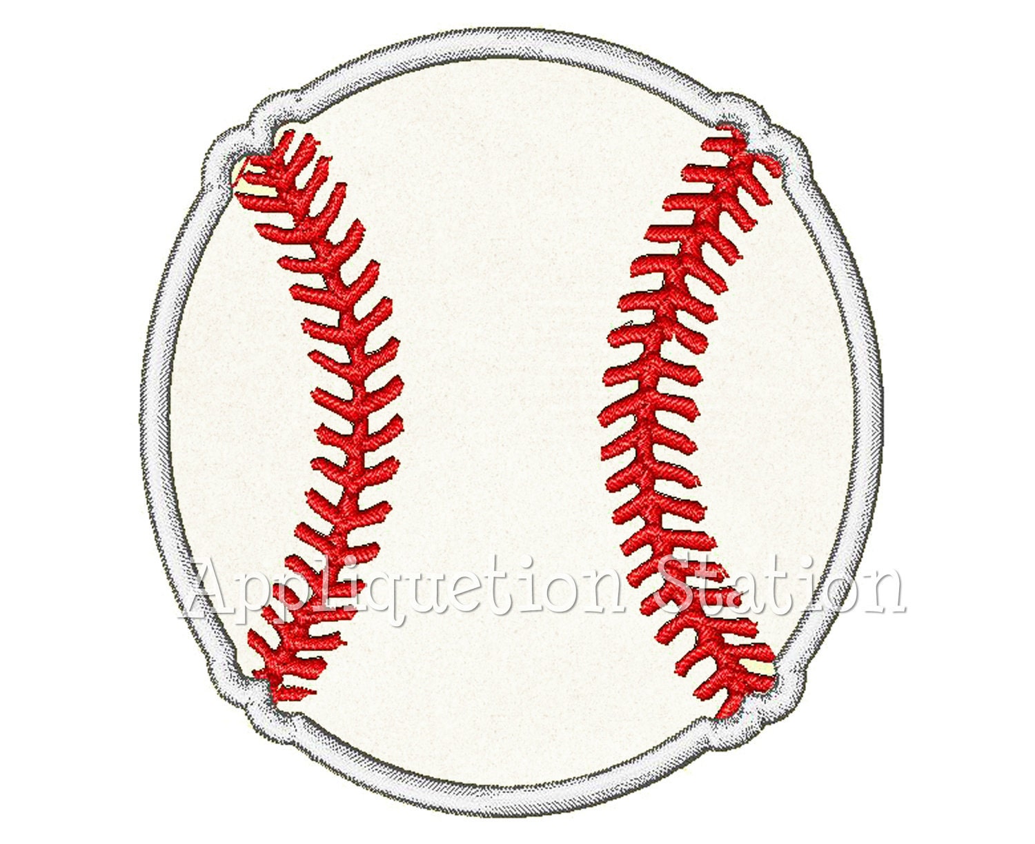 Baseball Applique Machine Embroidery Design Boy Sports INSTANT