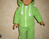 lime green jogging suit