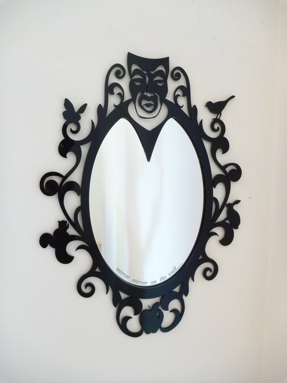 Items similar to Snow white fairytale mirrorchoose your own colour on Etsy