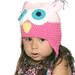 Baby Owl Hat- Crocheted Handmade