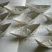 origami paper boat decoration french pages math book graduation party