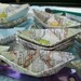 reserved listing for Jeanne: 84 origami paper boats table decoration wedding, 3"