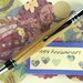 Handcrafted Wooden Pen Hand Turned Natural Curly White Oak Chrome Hardware Grace River Pen261