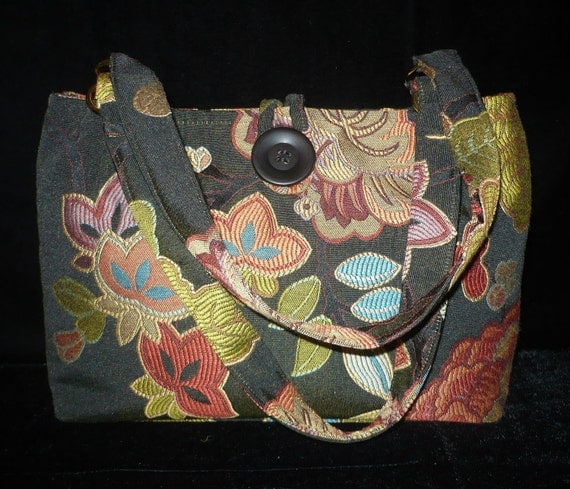 Tapestry Bag Purse Shoulder Bag Hobo In By Creationsbytiana