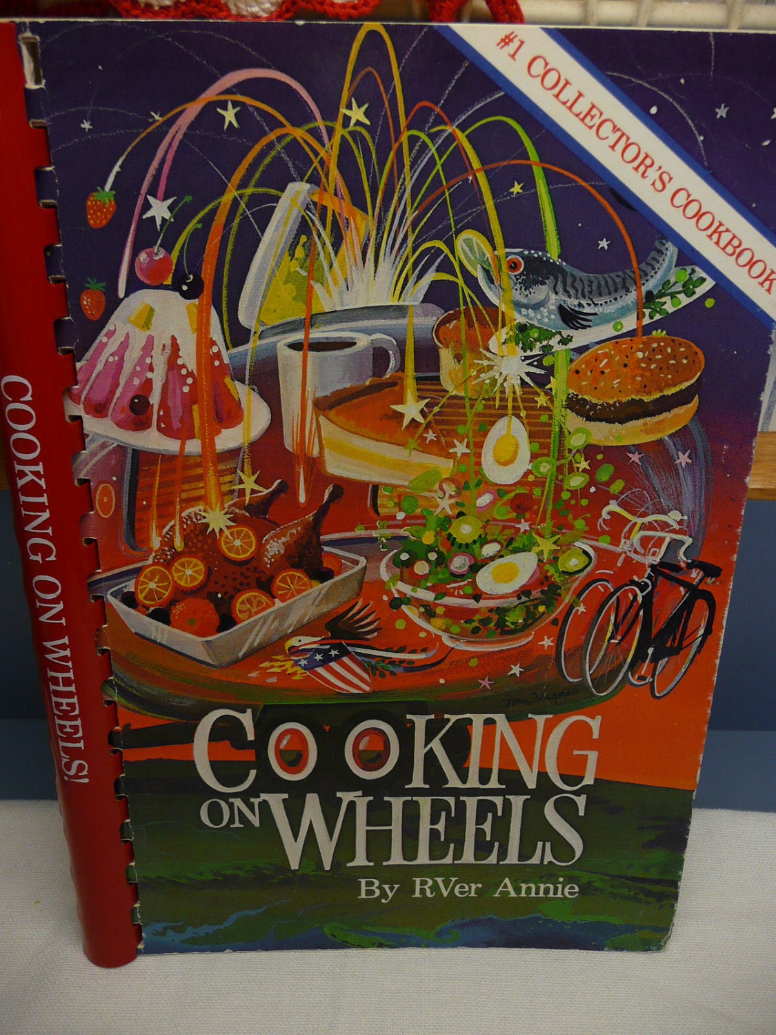 Vintage Travel Trailer Cookbook Entitled Cooking on Wheels by