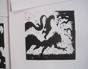 Grendel's Mothers Revenge - Silhouette Print