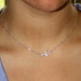 SIDEWAYS CROSS - sterling silver sideways cross necklace