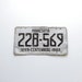 Vintage 1949 Minnesota License Plate - Home Decor - Father's Day - Man Cave - Retro - Silver and Black