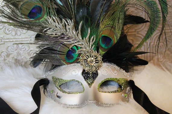 peacock mardi gras mask for sale