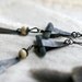 Raw Nature - Kyanite, Bone and Sunstones on Solid Copper Metal