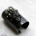 My Strength is in Solitude - Natural Pyrite and Solid Copper ring