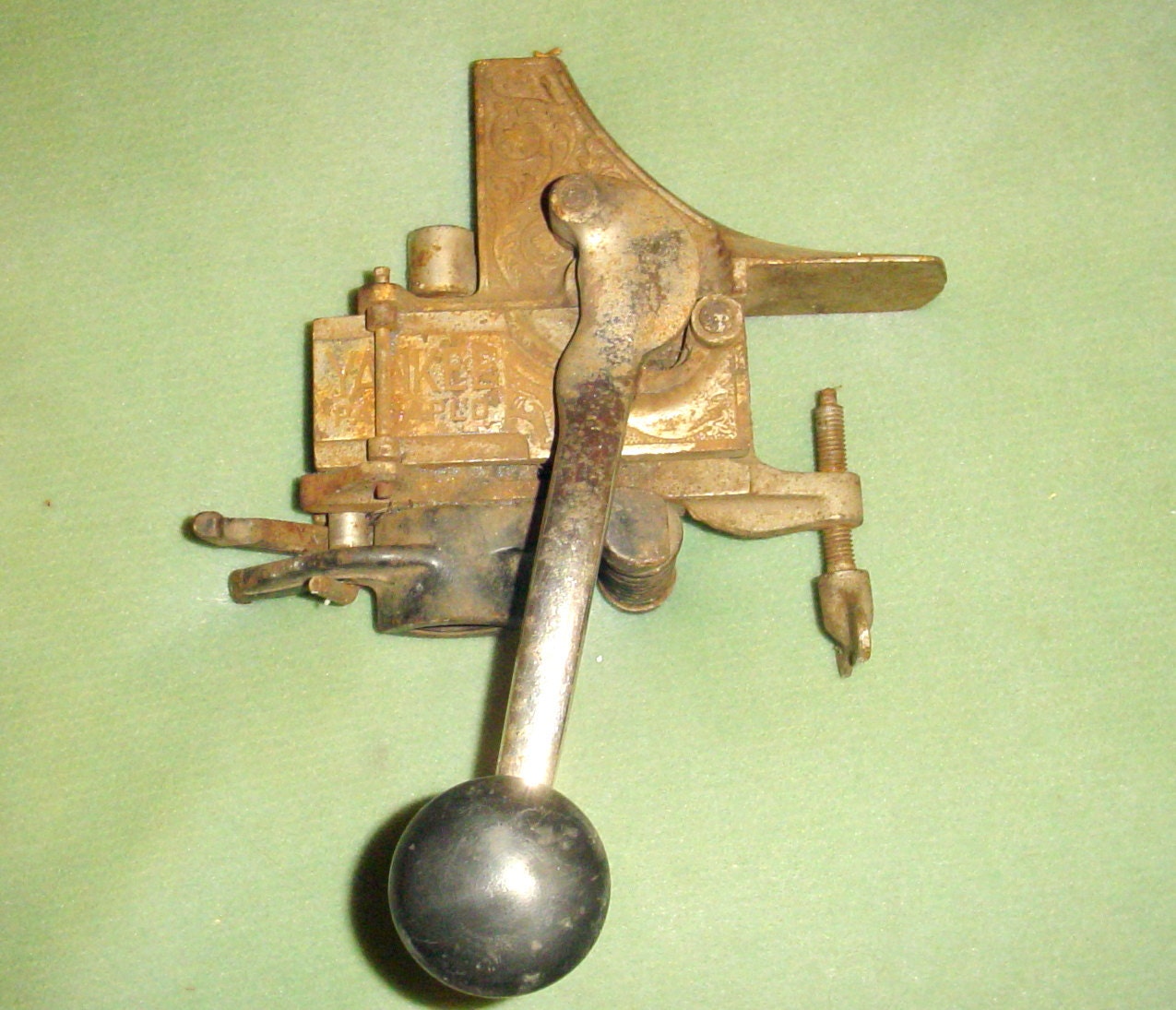 Antique Mechanical Yankee Bottle Corker Machine And Yes