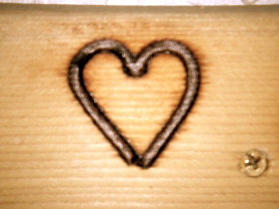 Branding Iron Valentine’s Heart