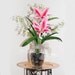 Real Touch Casablanca Lily Glass Vase