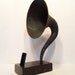 The Curved Magnavox Acoustic iPhone Speaker Dock Utilizing a Vintage Antique Gramophone Phonograph Horn -CUSTOM - MADE to ORDER-