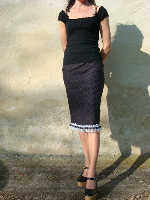 rockabilly pencil skirt outfit