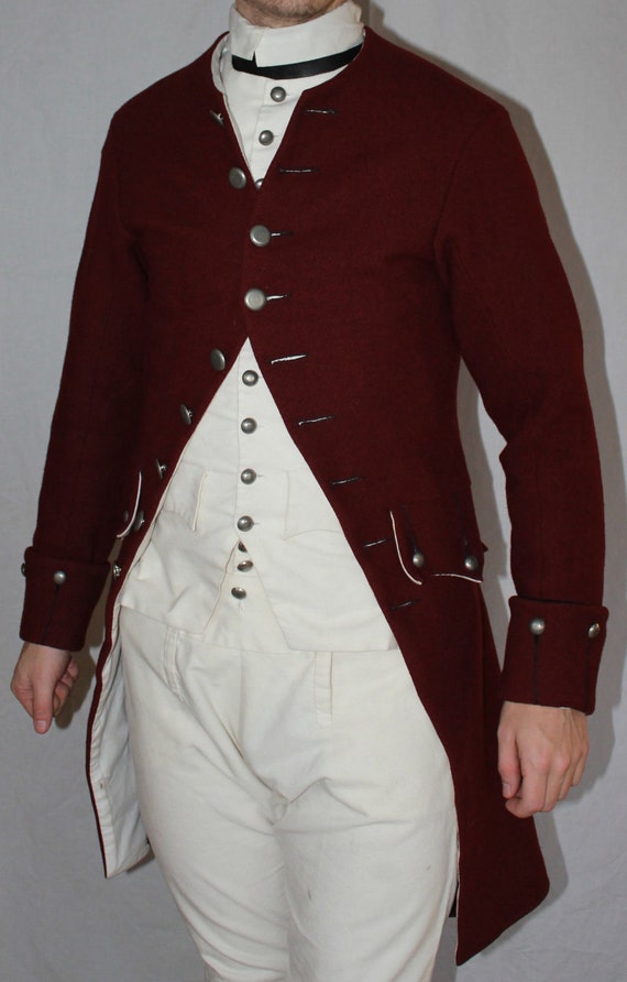 Men's 18th Century Coat 1770s by ThePeriodTailor on Etsy