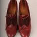 red heels that tie up