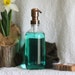 Reserved for dehemann --Listerine Pharmacal Bottle Jar Soap Dispenser with Metal Pump - Lotion Dispenser