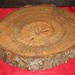 12-13" Tree Slab - Trunk Slice - Cake Stand, Wood Charger, Center Piece, Decoration, Sanded & Finished