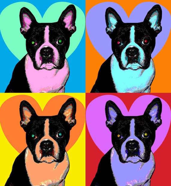 Custom Pet Portrait Pop Art 11 x 14