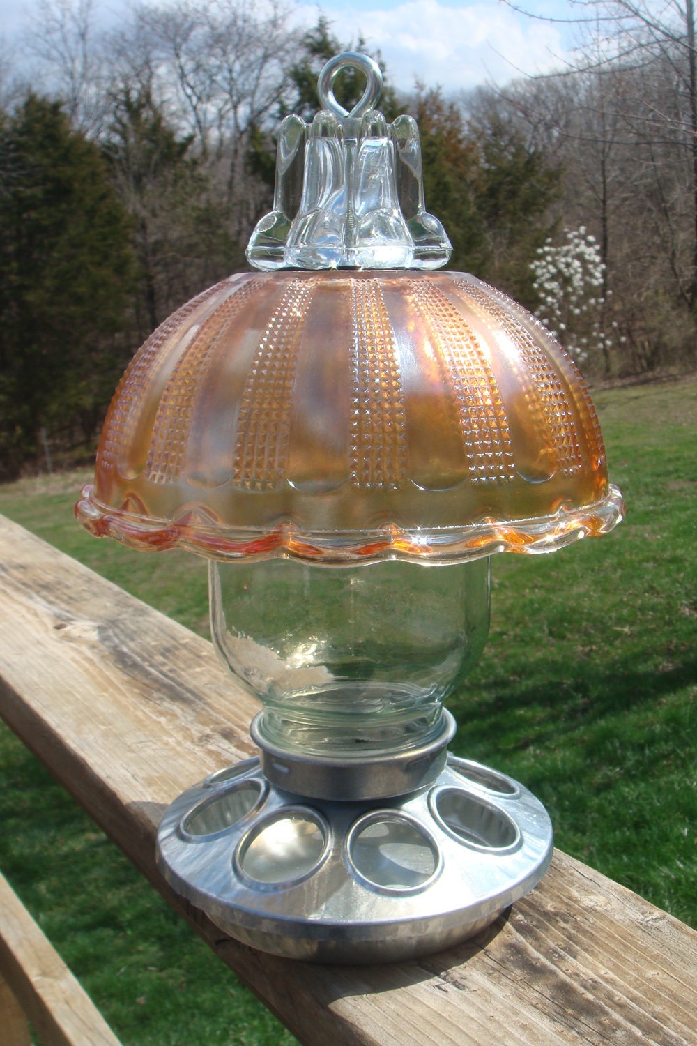 Vintage Glass Bird Feeders Mothers Day By Michaelsbirdfeeders 4610