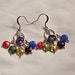 Glass Flower Beaded Summer Earrings