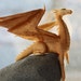 Dragon. Papier mache OOAK figure.