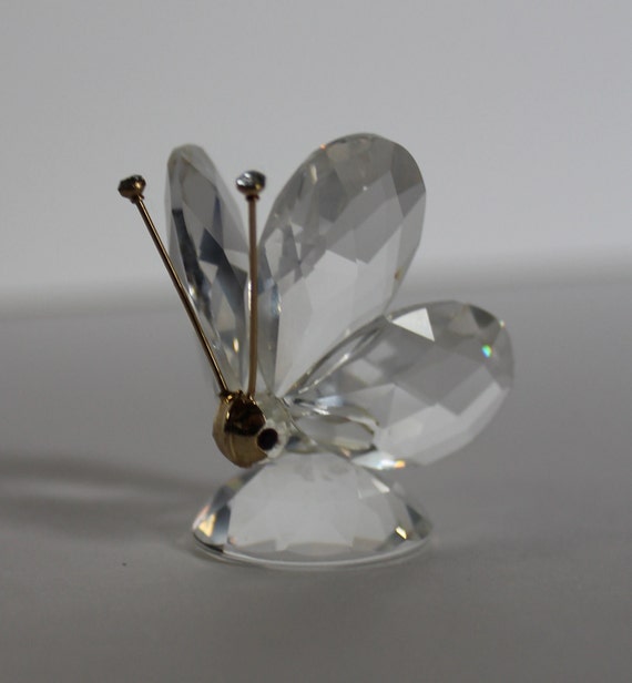 Swarovski Crystal Butterfly Figurine Retired Swarovski