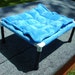 Turquoise sky blue 15 by 19 inch cat hammock or dog hammock