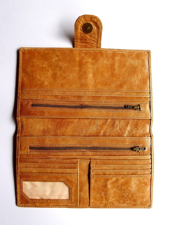 SUBLIME. Leather wallet / tan leather wallet / women's by BaliELF