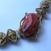 Vintage bracelet for repair,crafts , ,lucite,baroque,ornate,book chain