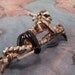 Pegleg Pirate Climbing up a Mast Rope Figural Pin Brooch