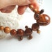 Caterpillar-Cute wood keychain-For him,for her,for children-Rustic,nature,wood-Plum tree