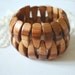 Plum wood bracelet-Eco friendly-Country style-Rustic wedding