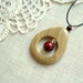 Ash-cherry-tree wooden pendant,amulet-Gift idea-Eco friendly-Rustic