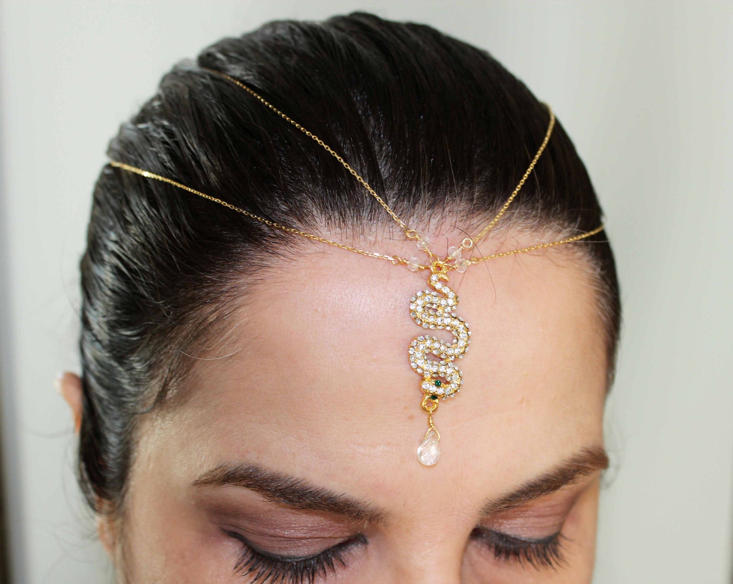 Chain Headband Chain Headdress Chain Headpiece Head Chain