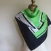 RESERVED for Davina Swiss silk scarf Brauchbar 1970s