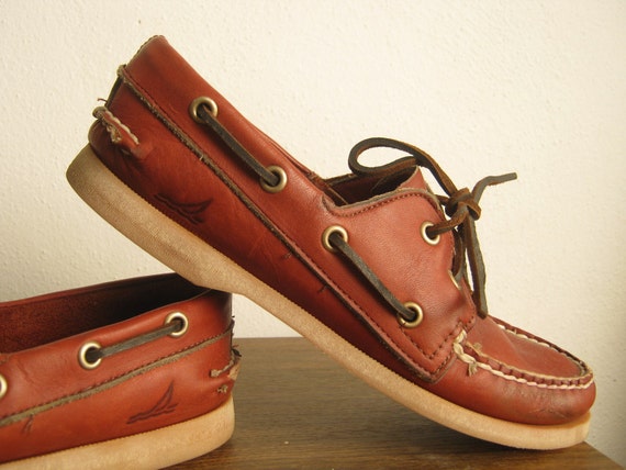 Women's Vintage Top Sider Sperry Boat Shoes by GibsonGirlVintage