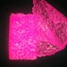 Flat Hot Pink Metallic Lace