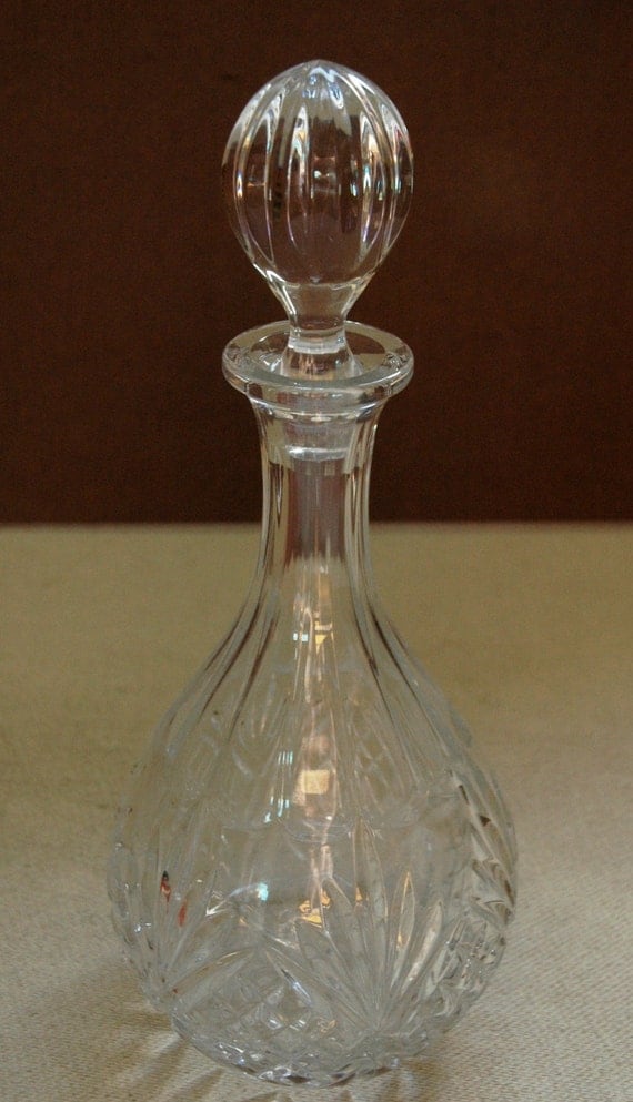 Vintage Waterford Decanter With Stopper Cut Glass Crystal 3452