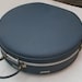 American Tourister Tri-Taper Round Suitcase Hard Shell Luggage Blue Vintage