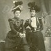 Antique Photo: Hatcher Sisters in Victorian Fashion