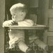 Sweet Morning Light Vintage Photo: Baby by Sunlit Window