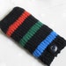 iPhone 5 case iPod Touch bag HTC Droid Incredible Samsung cover mobile Smartphone holder BlackBerry sleeve, knit in black orange green blue