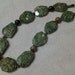 rainforest and petrified wood necklace