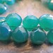 10 Green Onyx Appox 10x8mm Faceted Teardrops, Briolettes