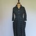 1950s dress / 50s dress size med / Mode O' Day Dress