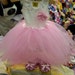 SALE Pink Tutu With Classic Bling Baby "Necklace" Onesie